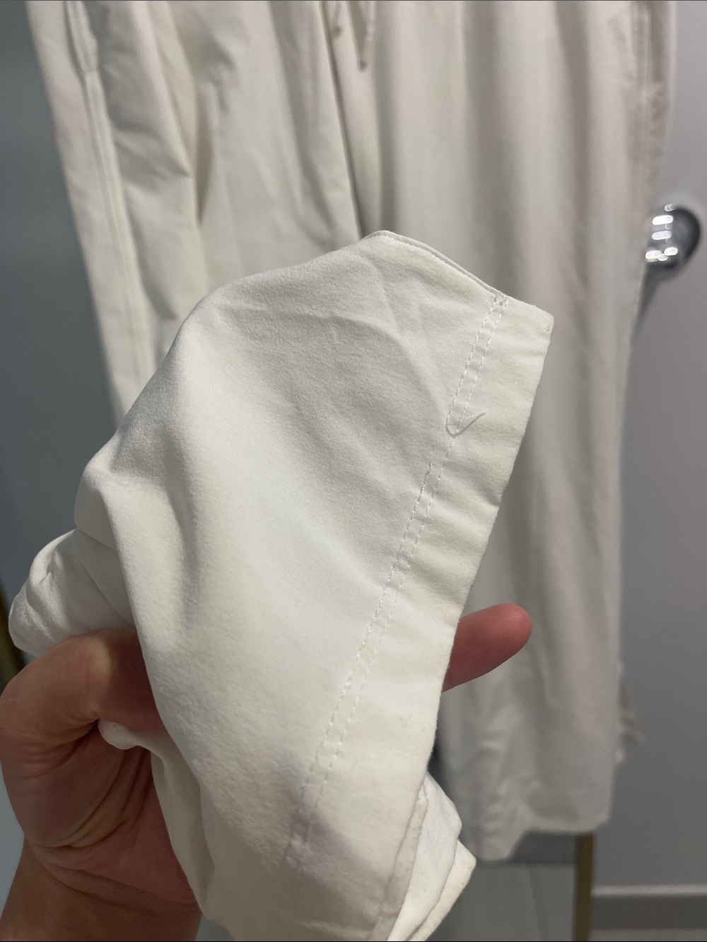 Lululemon Court Rival Wide Leg Track Pant Regular White size 10 - Picture 12 of 16